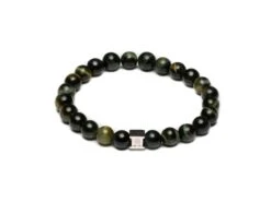 GEMINI | Bracelet | Gem Evergreen | Oeil De Tigre | 8mm | G14