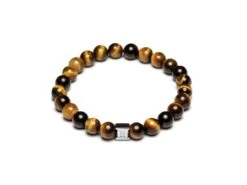 GEMINI | Bracelet | Homme | Gem | Oeil De Tigre | 8mm | G1
