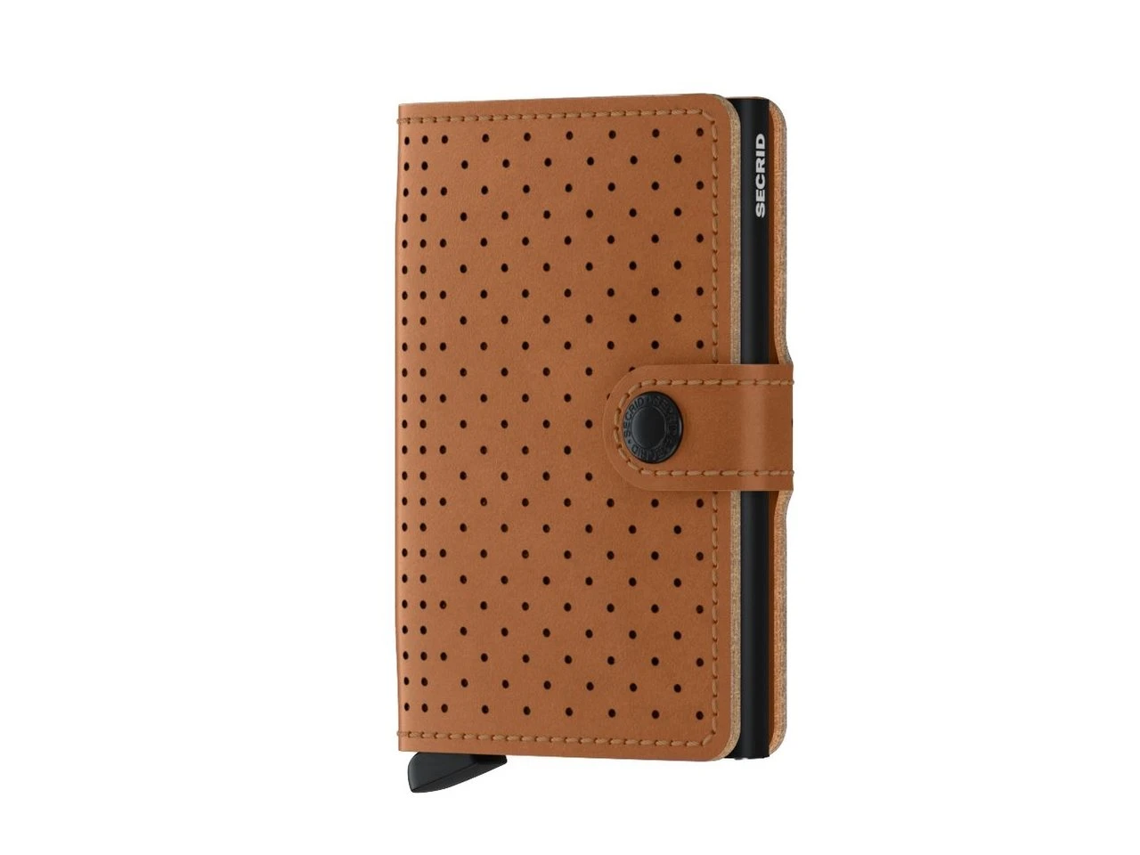 Secrid | Porte-Cartes | Miniwallet| Perforated | MPf-Cognac