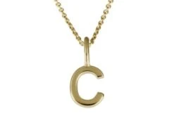 Loumya Gold 18K | Pendentif | Or Jaune | Lettre C