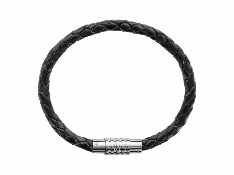 Loumya Steel | Bracelet | Cuir | Acier | B12221N â Image 2