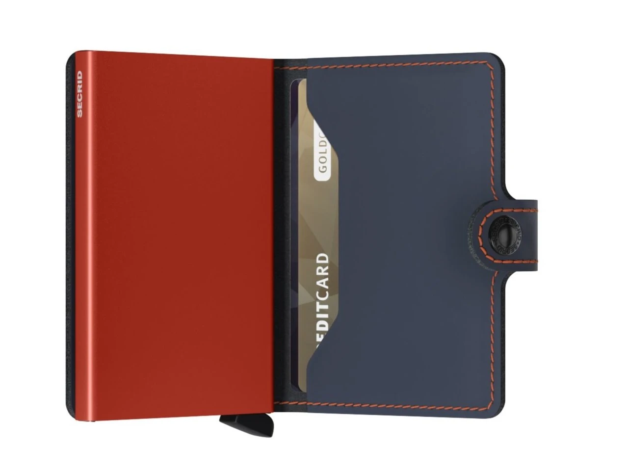 Secrid | Porte-Cartes |Miniwallet |Matte|Nightblue & Orange â Image 4