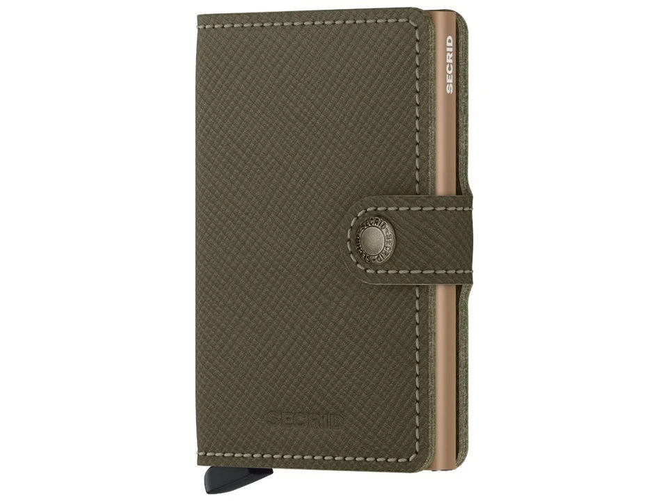 Secrid | Porte-Cartes | Miniwallet | Saffiano | MSa-Olive