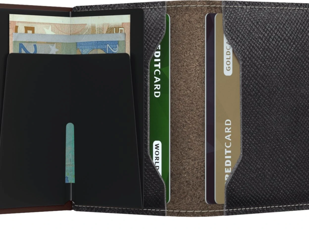 Secrid | Portes-Cartes | Twinwallet | Saffiano | TSa-Brown – Image 3