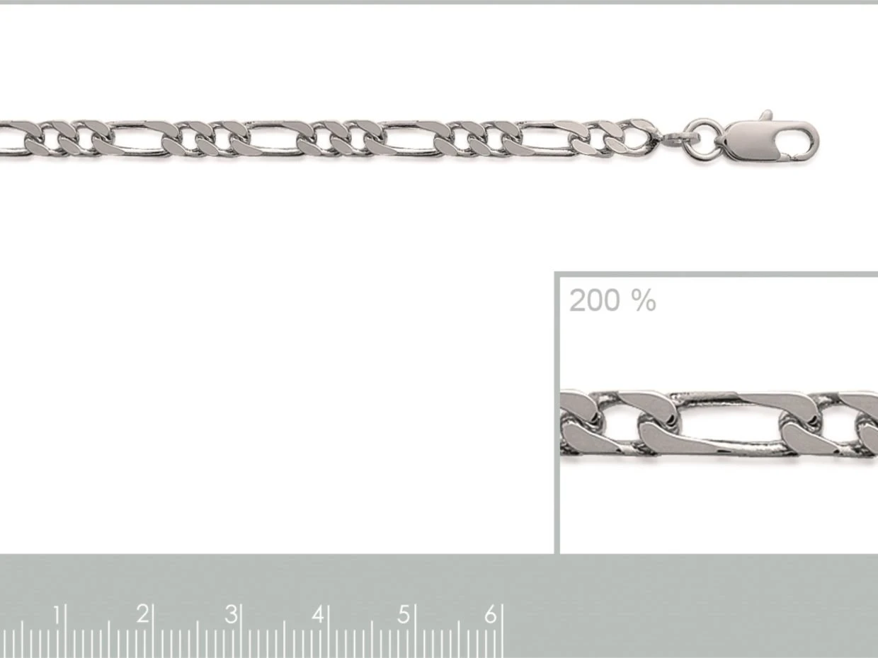 Bijoux Paris | Chaîne | Argent | Figaro 1-2 | Largeur 3.50mm | 732120 – Image 2