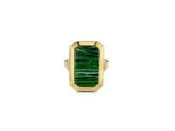 Ti Sento | Bague | Plaqué Or | Malachite 12241MA