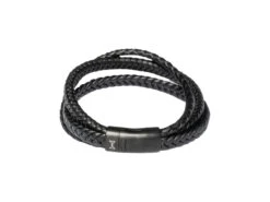 AZE Jewels | Bracelet | Fer à Trois Cordes | Noir | AZ-BL002-D