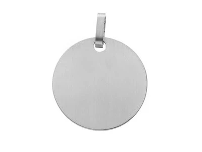 Loumya Steel | Pendentif | Acier Onoxydable | ø25mm | Personnalisable | 171775