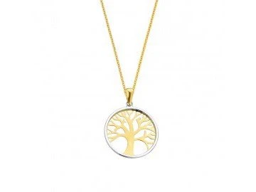 Loumya Gold 18K | Pendentif | Or Bicolore | Arbre De Vie | C77 – Image 2