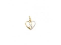 Loumya Gold 18K | Pendentif | Or Bicolore | Coeur Infini | C831