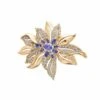 Loumya Silver | Broche | Fleur | Plaqué Or | 952521B
