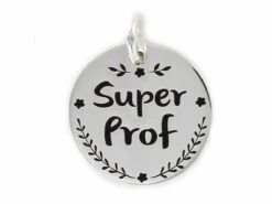 Tu Es Unique | Pendentif Argent | Super Prof | 18mm | 9105866