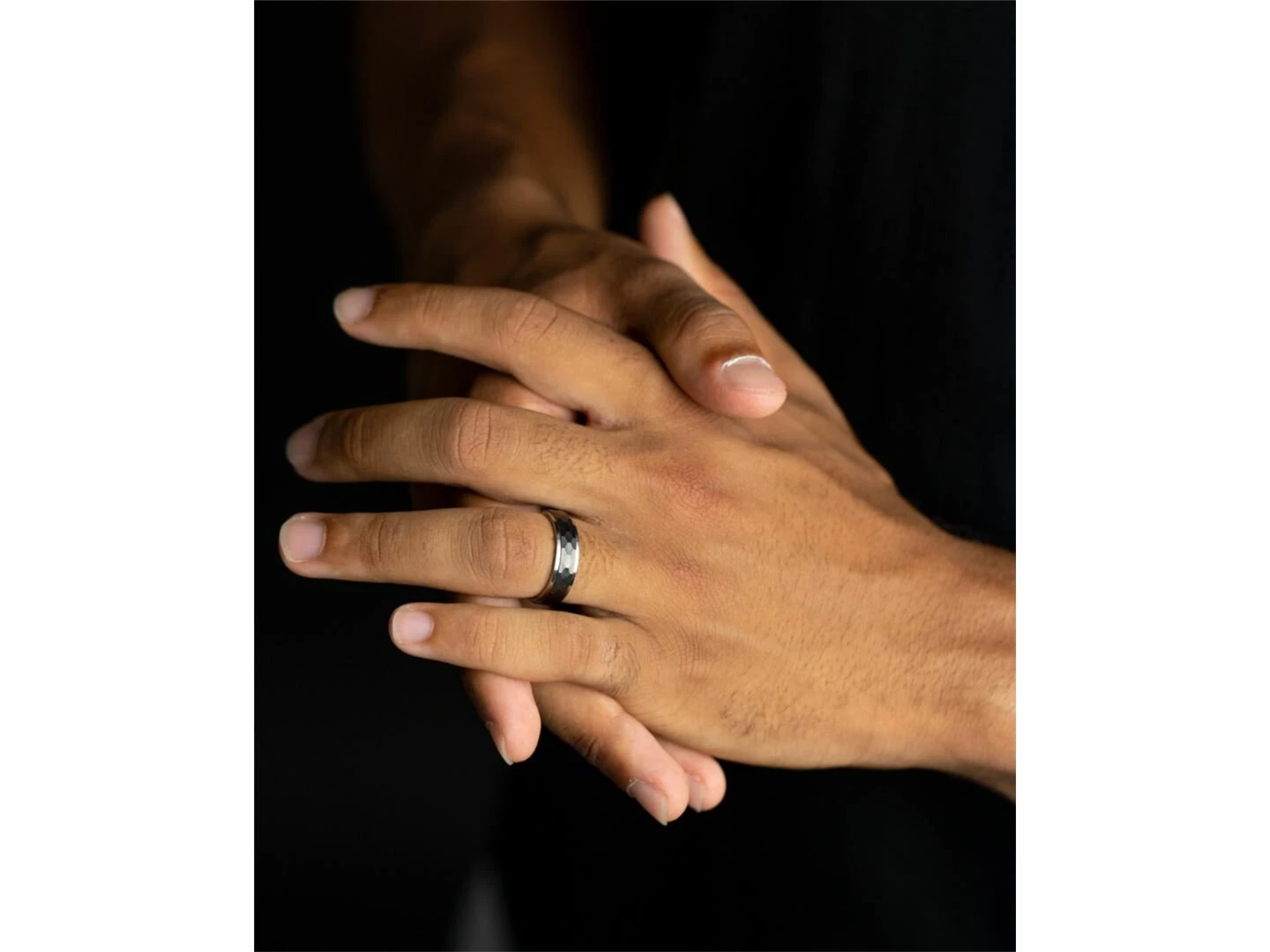 GEMINI | Bague | Homme | Duplus | Titane Noir | 6mm | DUP01 â Image 3