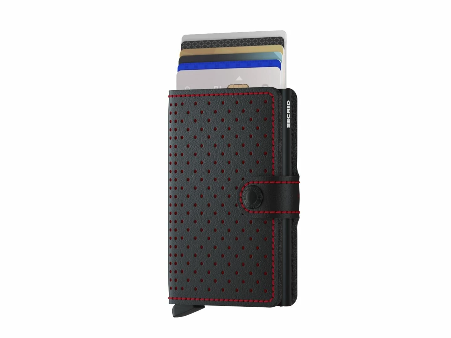 Secrid | Porte-Cartes | Miniwallet | Perforated | MPf-Black-Red â Image 2