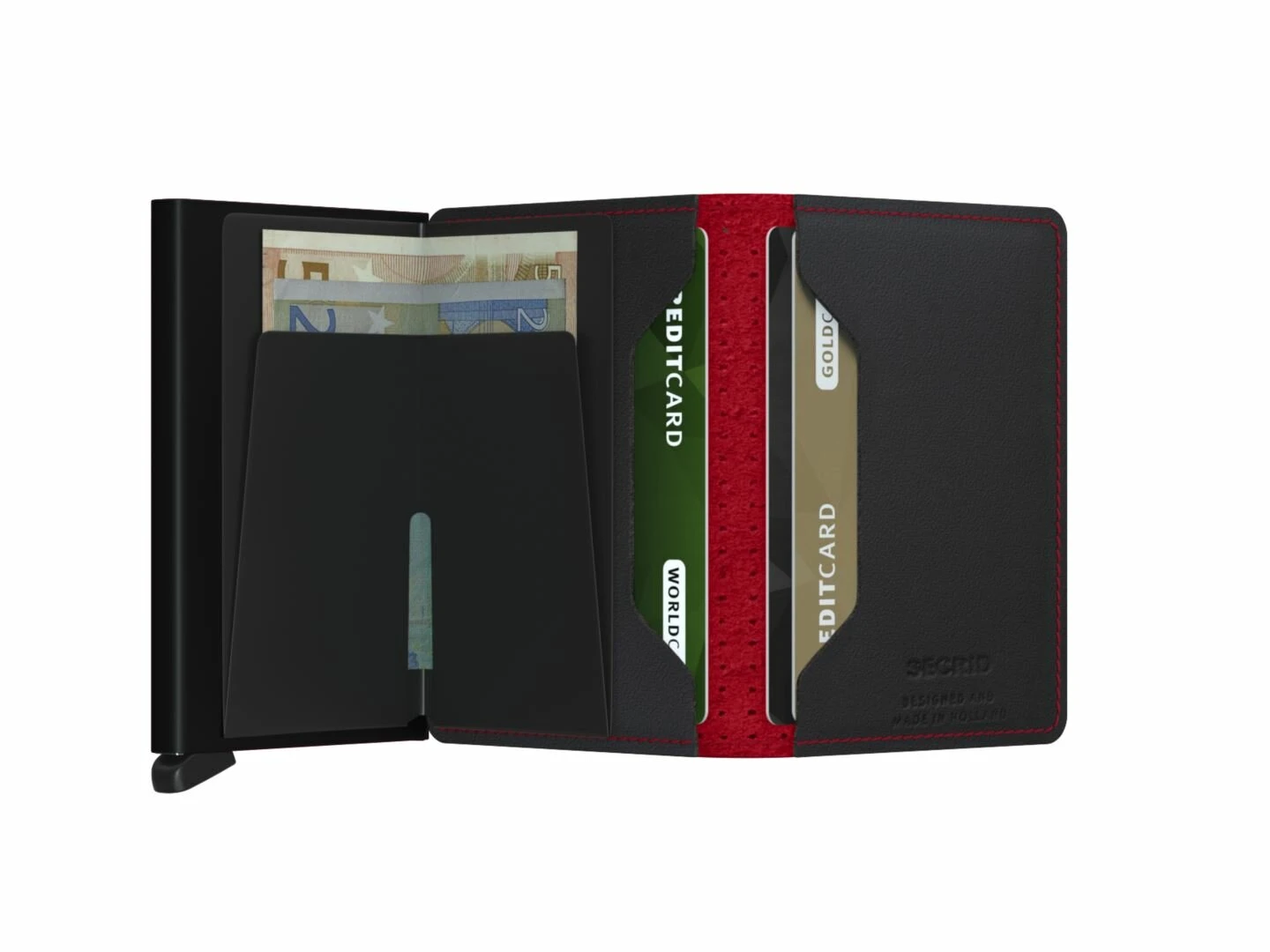 Secrid | Porte-Cartes | Slimwallet | Perforated | SPf-Black-Red â Image 3