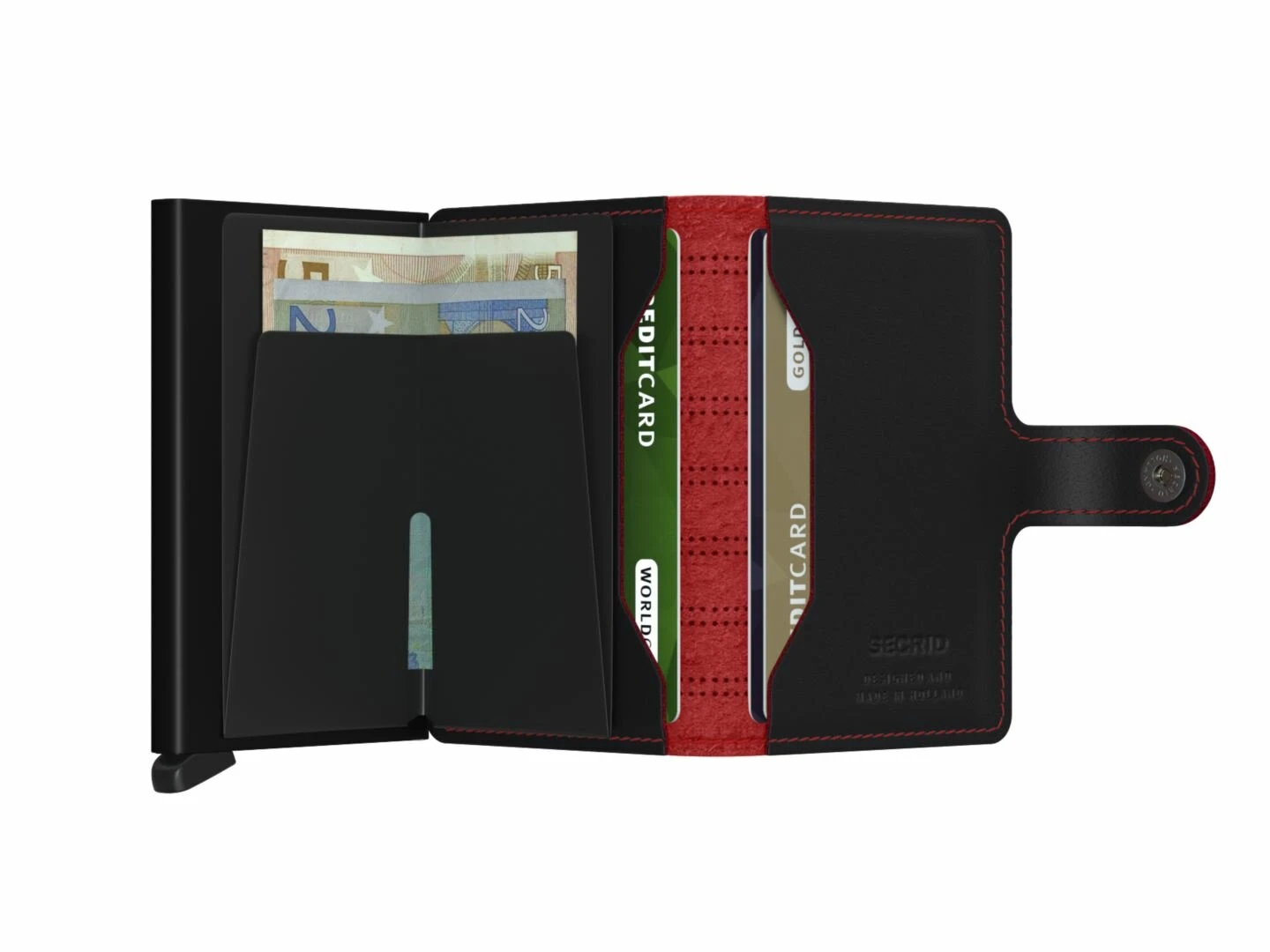 Secrid | Porte-Cartes | Miniwallet | Fuel | MFu-Black Red – Image 3