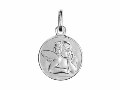 Loumya Silver | Pendentif | Argent | Ange | ø 12mm | Personnalisable | 076270
