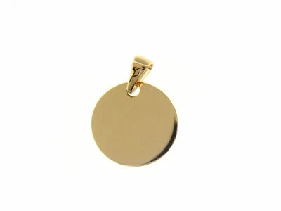 Loumya Gold 18K | Pendentif | Or Jaune | ø 14mm | Personnalisable | 191371