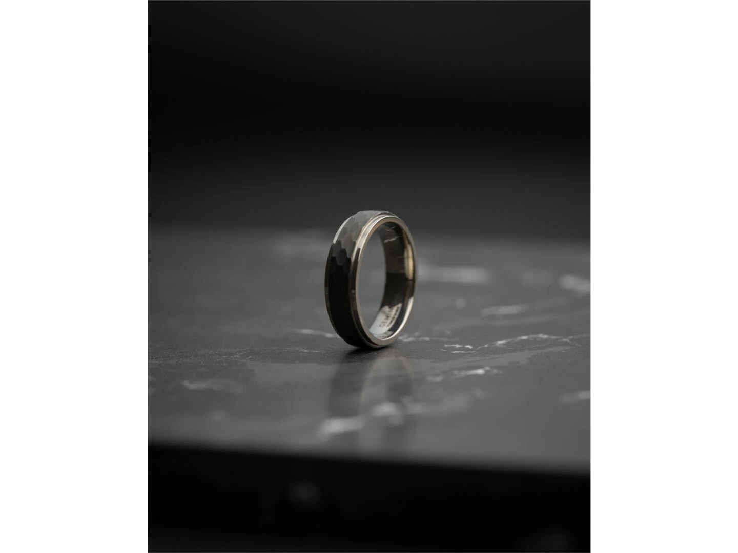 GEMINI | Bague | Homme | Duplus | Titane Noir | 6mm | DUP01 â Image 5
