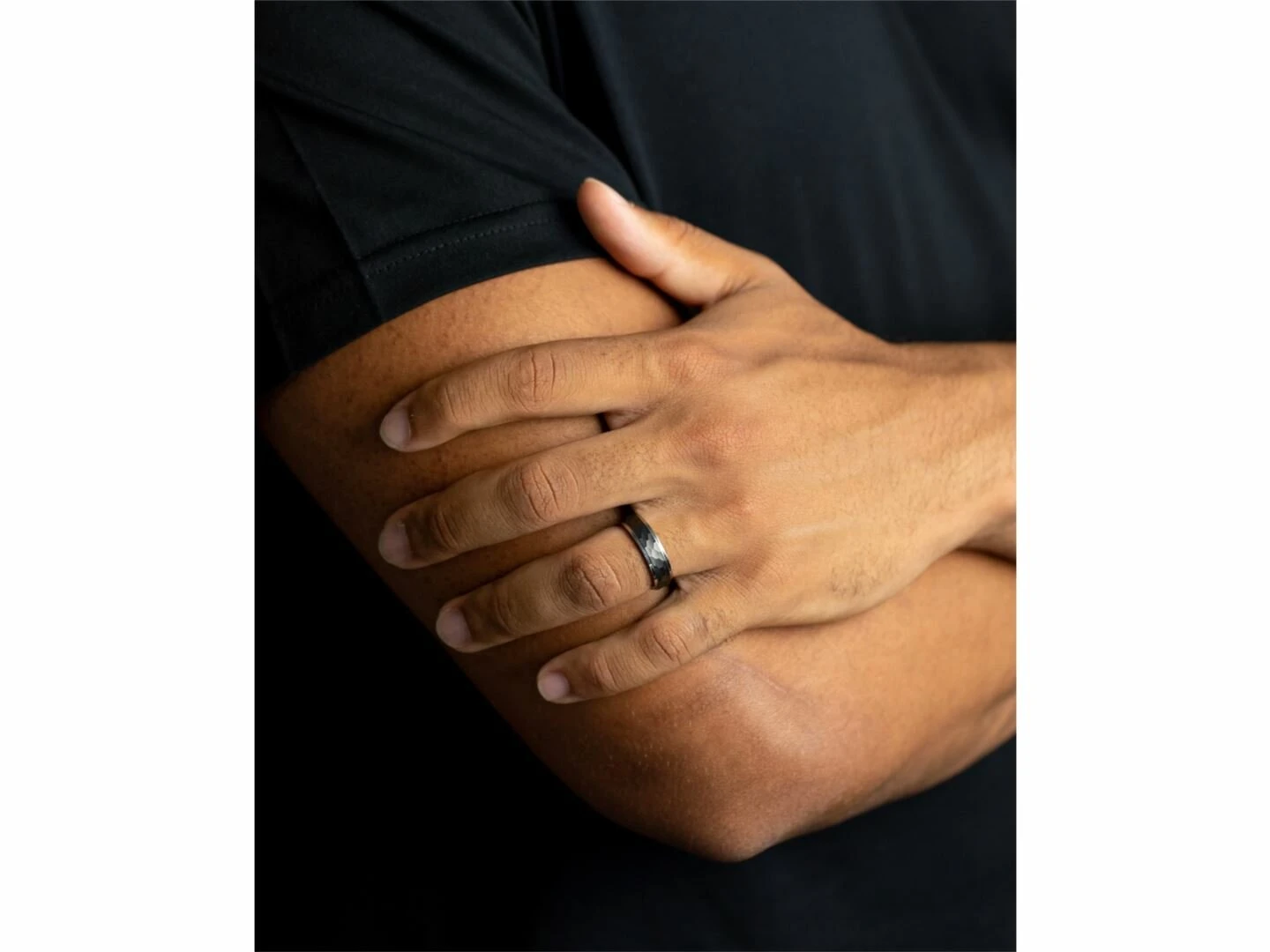 GEMINI | Bague | Homme | Duplus | Titane Noir | 6mm | DUP01 â Image 6