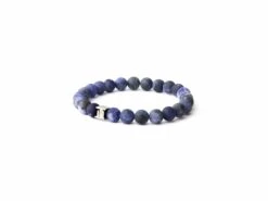GEMINI | Bracelet | Alpha Mat Blue | Sodalite | 8mm | A8