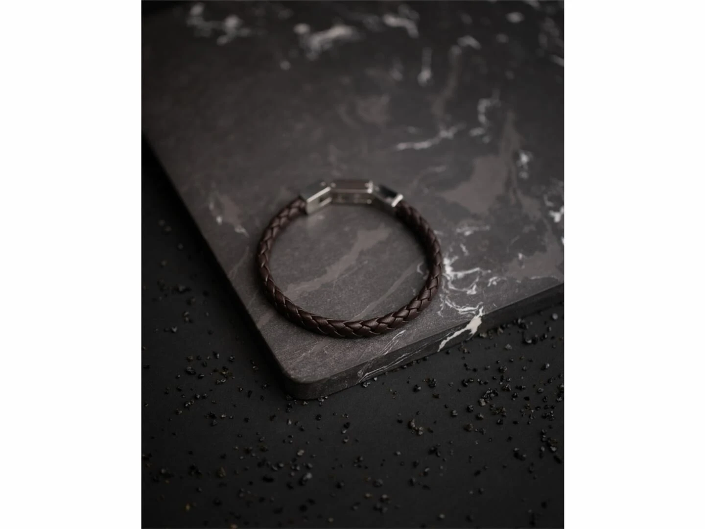 GEMINI | Bracelet | Una Brown | Cuir | Acier Inoxydable | O42 – Image 2