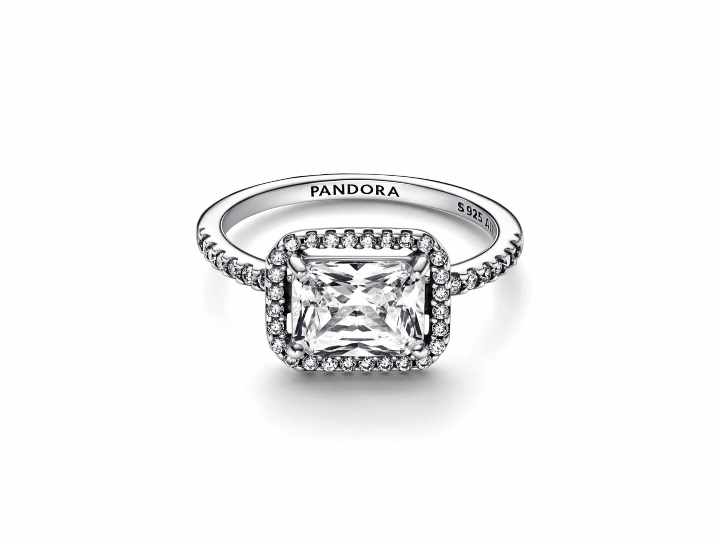 Pandora | Bague | Halo Scintillant Rectangulaire | 192391C01 â Image 2