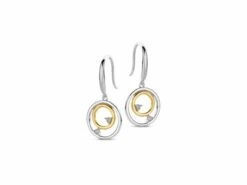 Naiomy Silver | Boucles D'Oreilles | Bicolore | Oxyde De Zirconium | N2Y56