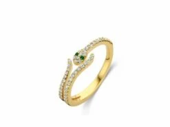 Naiomy Silver | Bague | Plaqué Or | Oxyde De Zirconium | N2T51