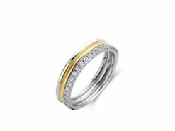 Naiomy Silver | Bague | Argent Bicolore Zirconium | N2Y63
