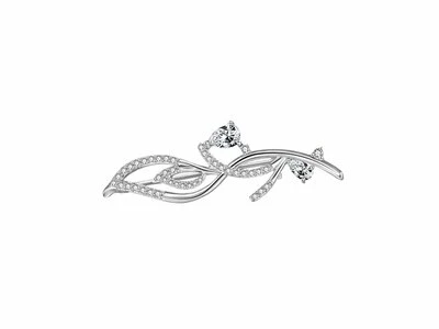 Loumya Silver | Broche | Argent | Oxyde De Zirconium | 052311