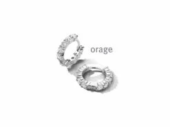 Orage | Boucles D'Oreilles | Argent | Oxyde De Zirconium | AT308