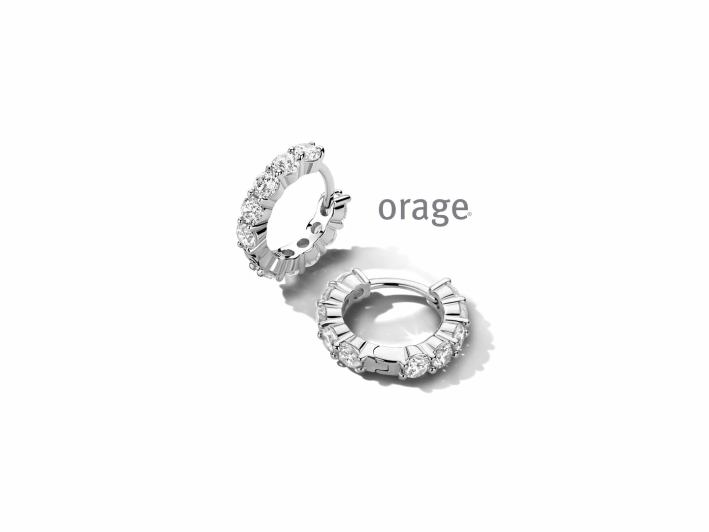Orage | Boucles D'Oreilles | Argent | Oxyde De Zirconium | AT308