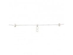 Orage | Chaîne Cheville | Argent | Coeur Infini | A/1099/A
