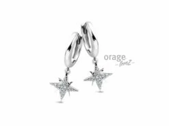 Orage Kids | Boucles D'Oreilles | Argent | Oxyde De Zirconium | Etoile | T614