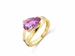 Loumya Gold 18K | Bague | Or Jaune | Améthyste Poire | 065511/B