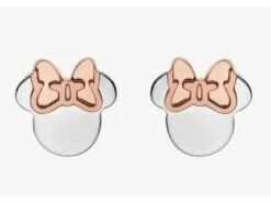 Disney Jewels | Boucles D'Oreilles | Argent Bicolore | Minnie | ES00008TL