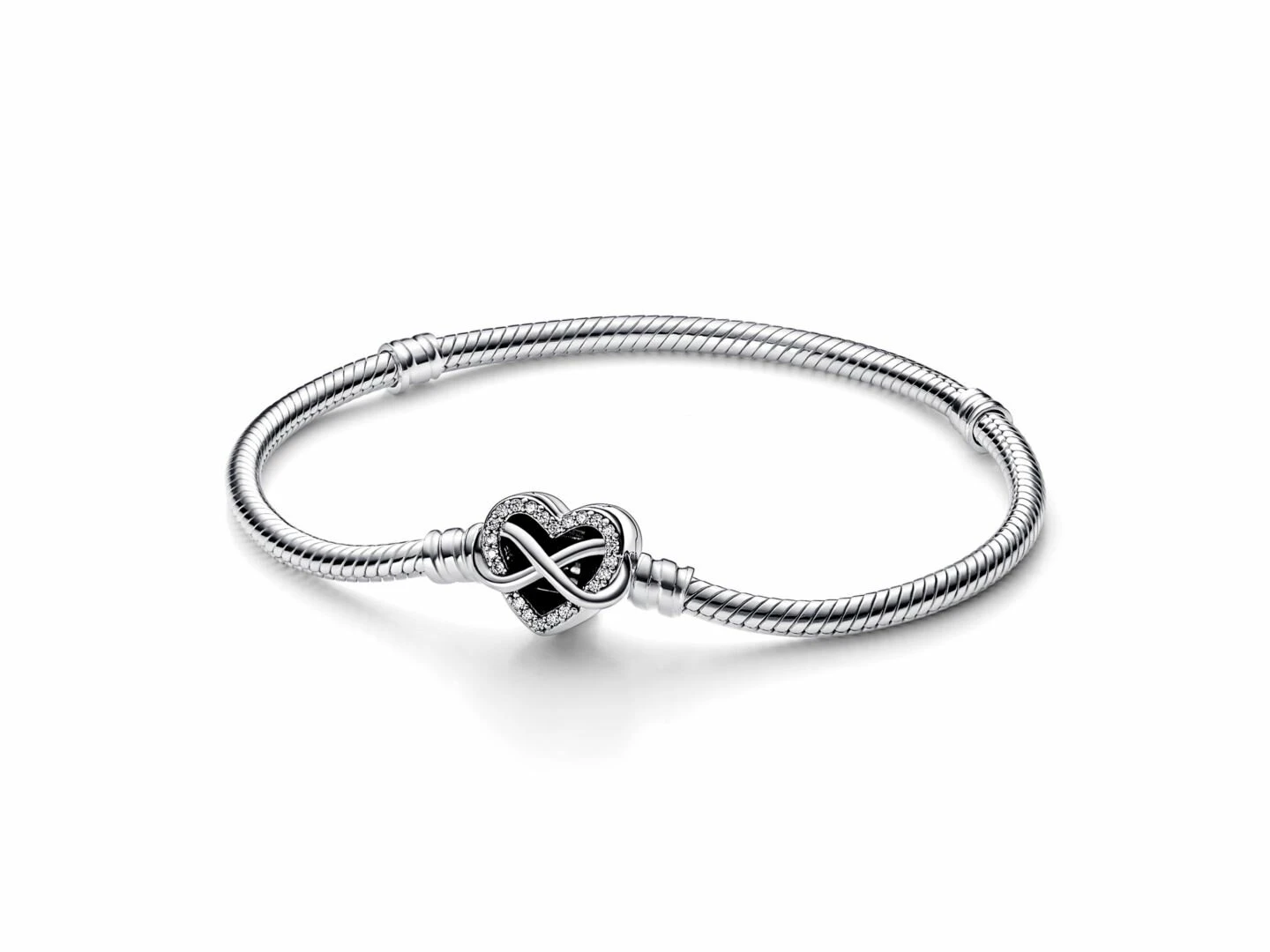 Pandora | Braclete | Moments | Fermoir Coeur Infini Scintillant | 592645C01 â Image 4