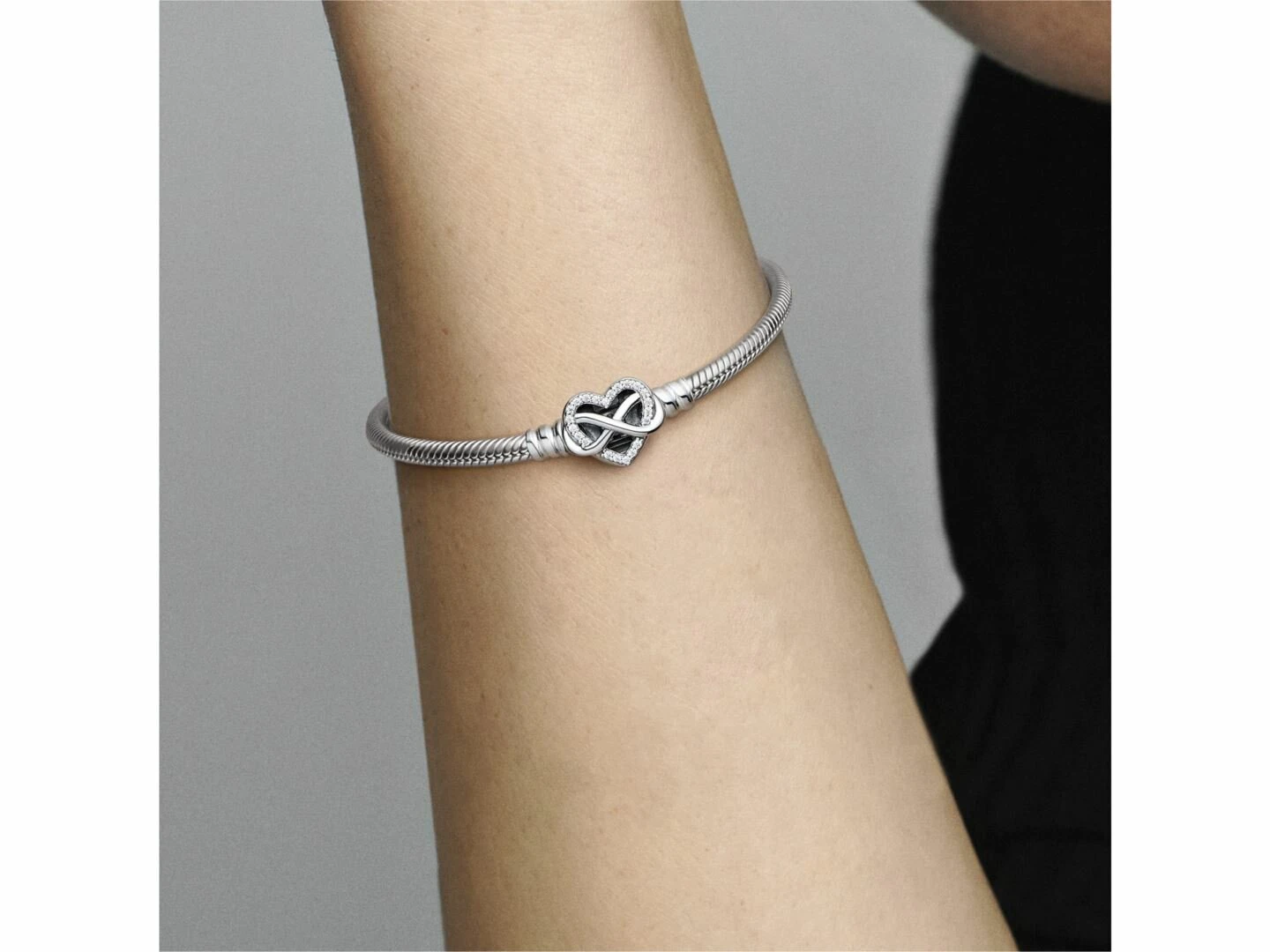 Pandora | Braclete | Moments | Fermoir Coeur Infini Scintillant | 592645C01 â Image 6