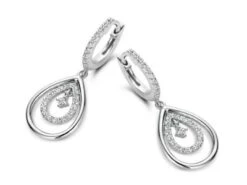Naiomy Silver | Boucles D'Oreilles | Argent | Oxyde De Zirconium | N3I55