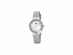 Lotus | Enfant | Quartz | Cuir Argenté | Papillon | 18584/2