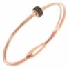 Pesavento | Bracelet | Argent Rosé | Polevere Brown | WDNAB442