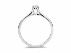 Loumya Gold 18K | Bague | Or Blanc | Diamant 0.12ct | R2017-3
