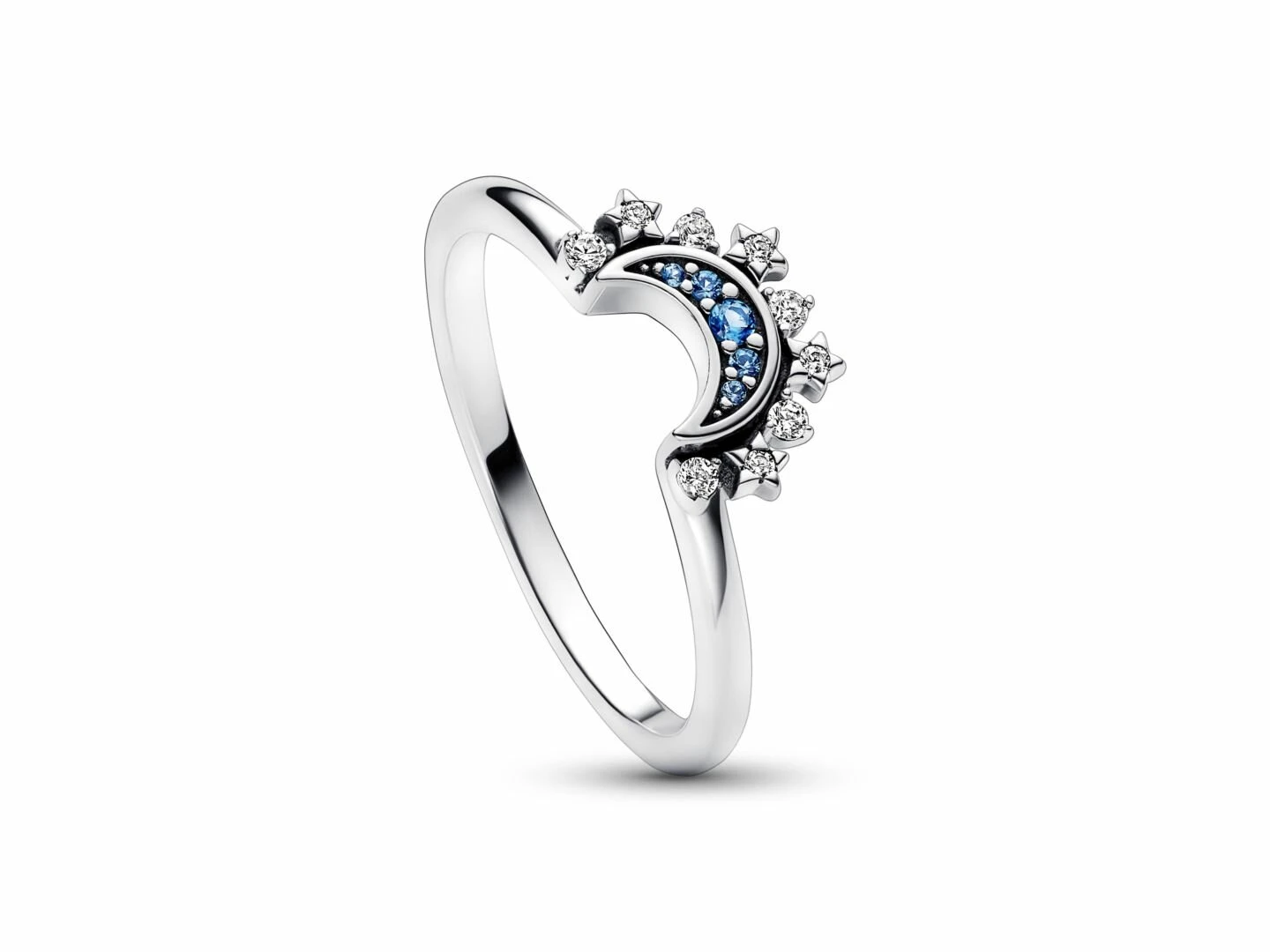 Pandora | Bague | CĂ©leste Lune Scintillante Bleue | 192675C01 â Image 3